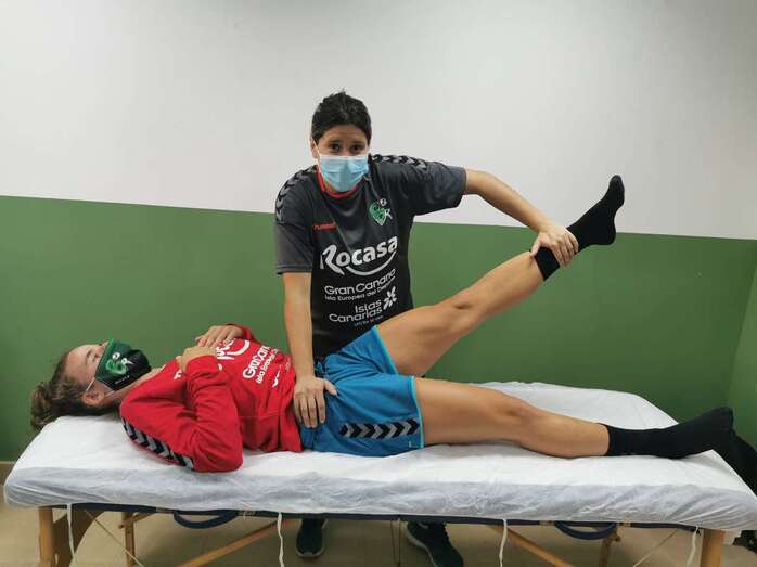 María Lujan, fisioterapeuta del Rocasa/TA.